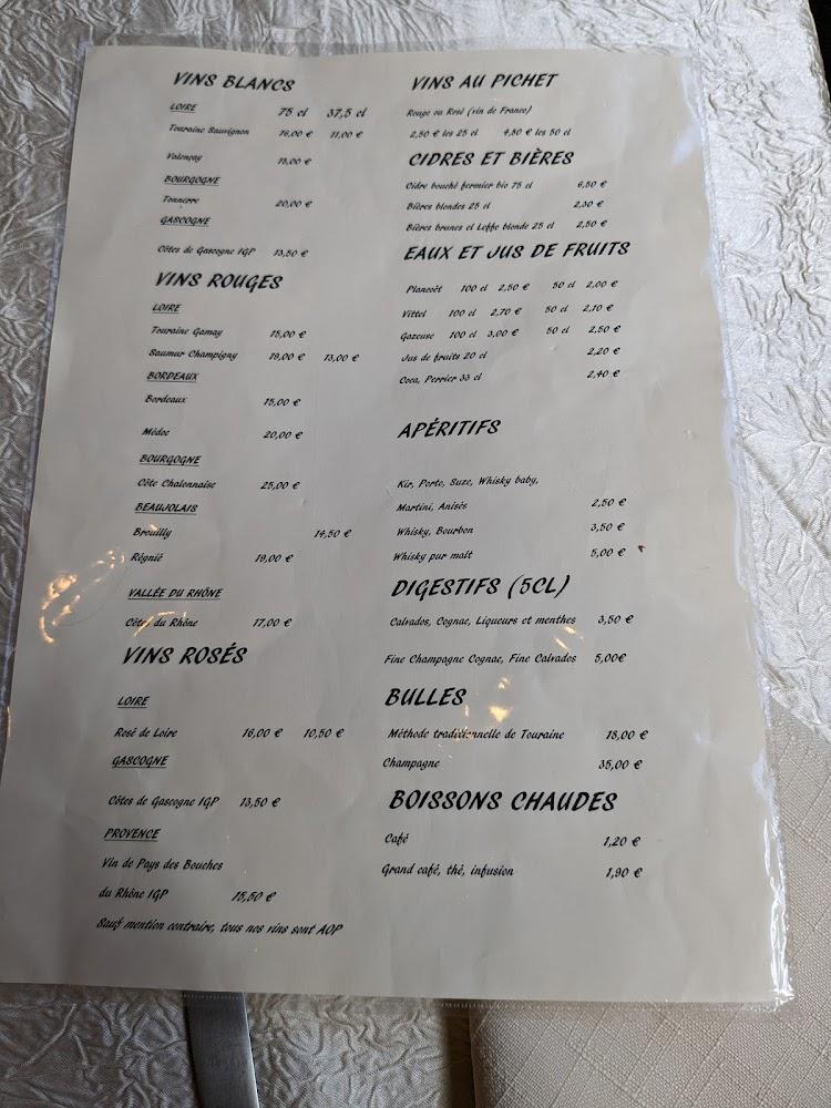 Restaurant Le Buffet - Menu Image 3